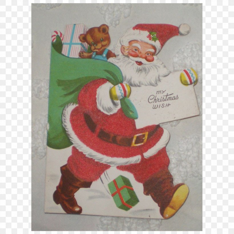 Santa Claus Christmas Ornament Art Christmas Stockings Christmas Day, PNG, 1023x1023px, Santa Claus, Art, Christmas, Christmas Day, Christmas Decoration Download Free