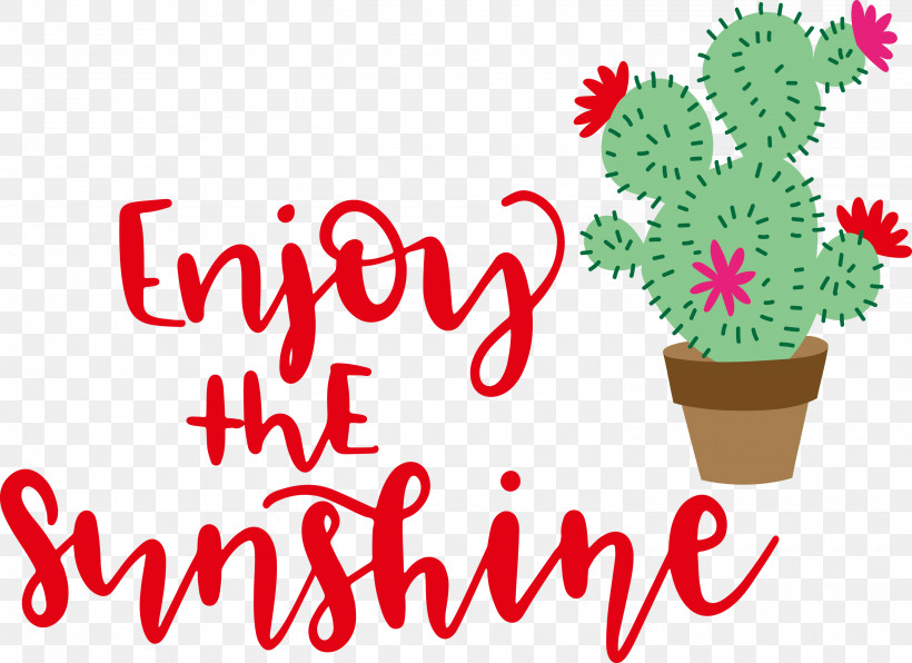 Sunshine Enjoy The Sunshine, PNG, 3000x2181px, Sunshine, Christmas Day, Floral Design, Flower, Flowerpot Download Free