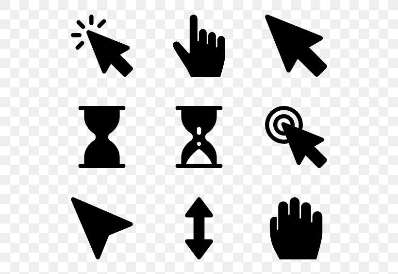 Computer Mouse Pointer Cursor Clip Art, PNG, 600x564px, Computer Mouse, Area, Black, Black And White, Brand Download Free