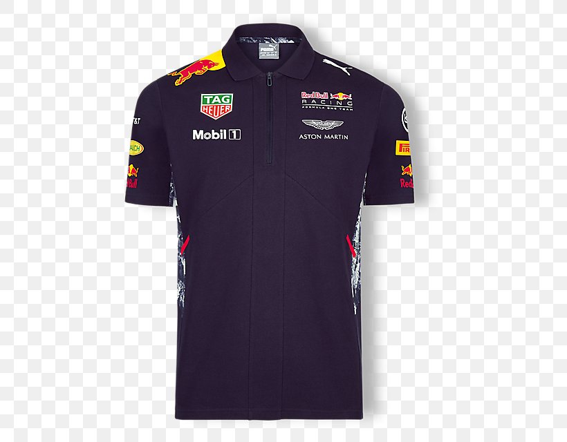 Red Bull Racing Team 2017 Formula One World Championship T-shirt Polo Shirt, PNG, 640x640px, 2017 Formula One World Championship, Red Bull Racing, Active Shirt, Brand, Casual Download Free