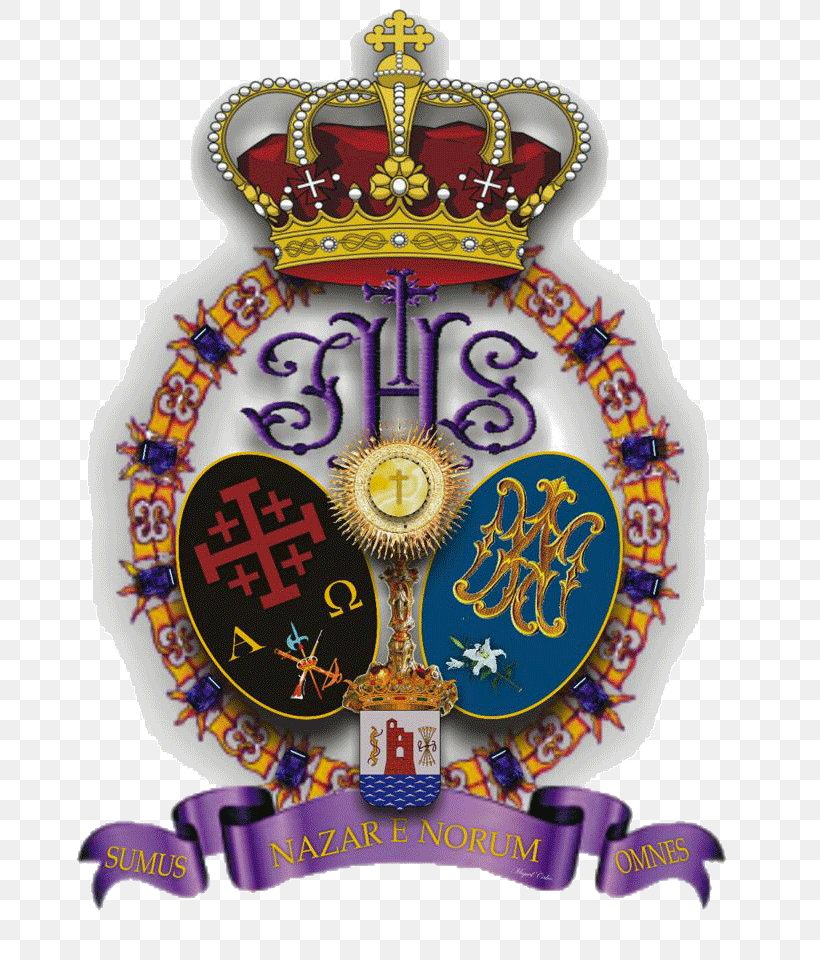 Confraternity Hermandad Del Nazareno Sacramental Cofradía De Nuestro Padre Jesús Nazareno, PNG, 726x960px, Confraternity, Badge, Carmen Steffens, Escutcheon, Heraldry Download Free