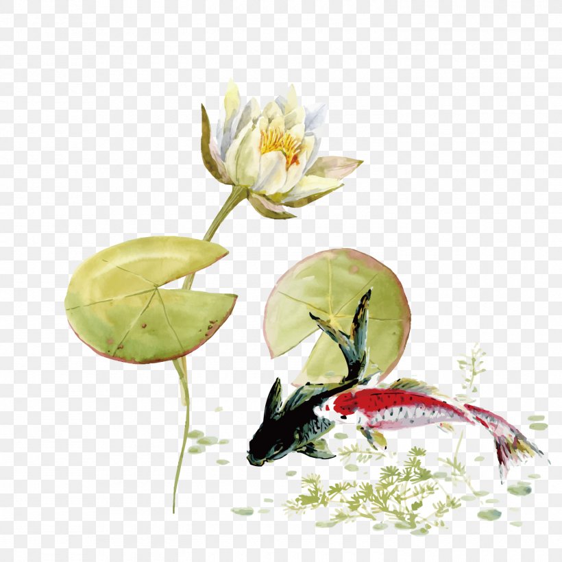 Koi Ink Wash Painting Pond, PNG, 1500x1500px, Koi, Art, Bird And Flower Painting, Branch, Carassius Auratus Download Free