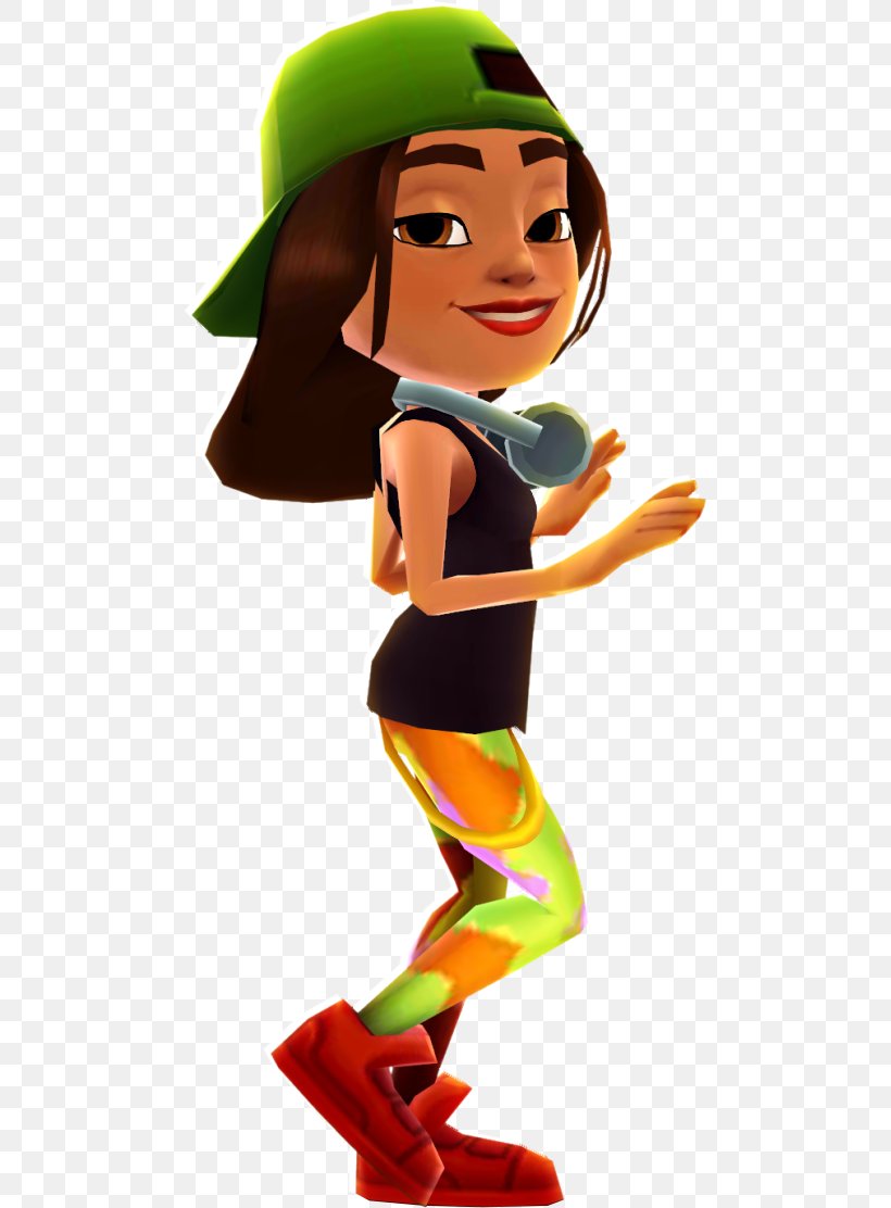Subway Surfers Clip Art Image Illustration, PNG, 481x1112px, Subway Surfers, Art, Cartoon, Fictional Character, Figurine Download Free