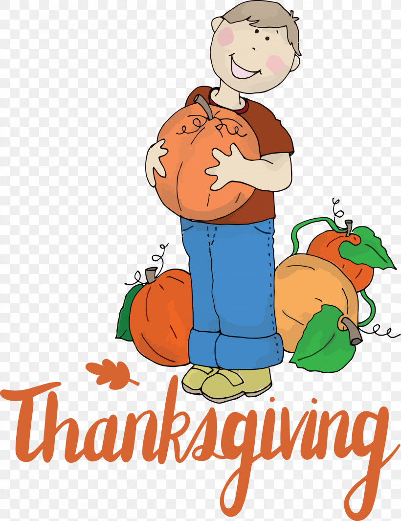 Thanksgiving, PNG, 2309x3000px, Thanksgiving, Behavior, Cartoon, Happiness, Human Download Free