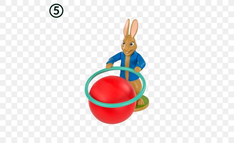 Toy Rabbit McDonald's Happy Meal Breakfast, PNG, 500x500px, Toy, April, Breakfast, Easter, Easter Bunny Download Free
