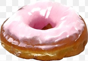 Pink Donut - Cider Doughnut Boston Cream Doughnut Pinkbox Doughnuts PNG