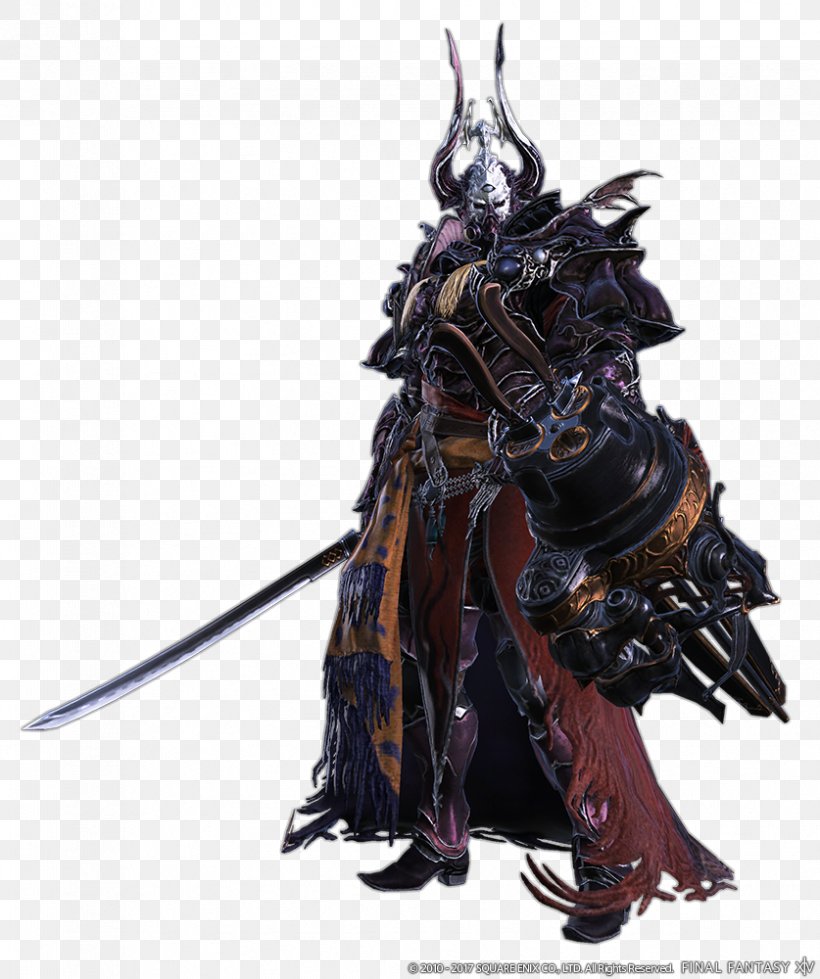 Final Fantasy XIV: Stormblood Video Game World Of Final Fantasy Rage, PNG, 837x1000px, Final Fantasy Xiv Stormblood, Action Figure, Armour, Cold Weapon, Costume Design Download Free