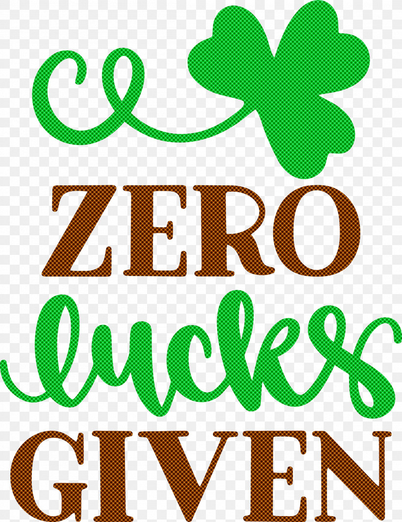 Zero Lucks Given Lucky Saint Patrick, PNG, 2309x2999px,  Download Free