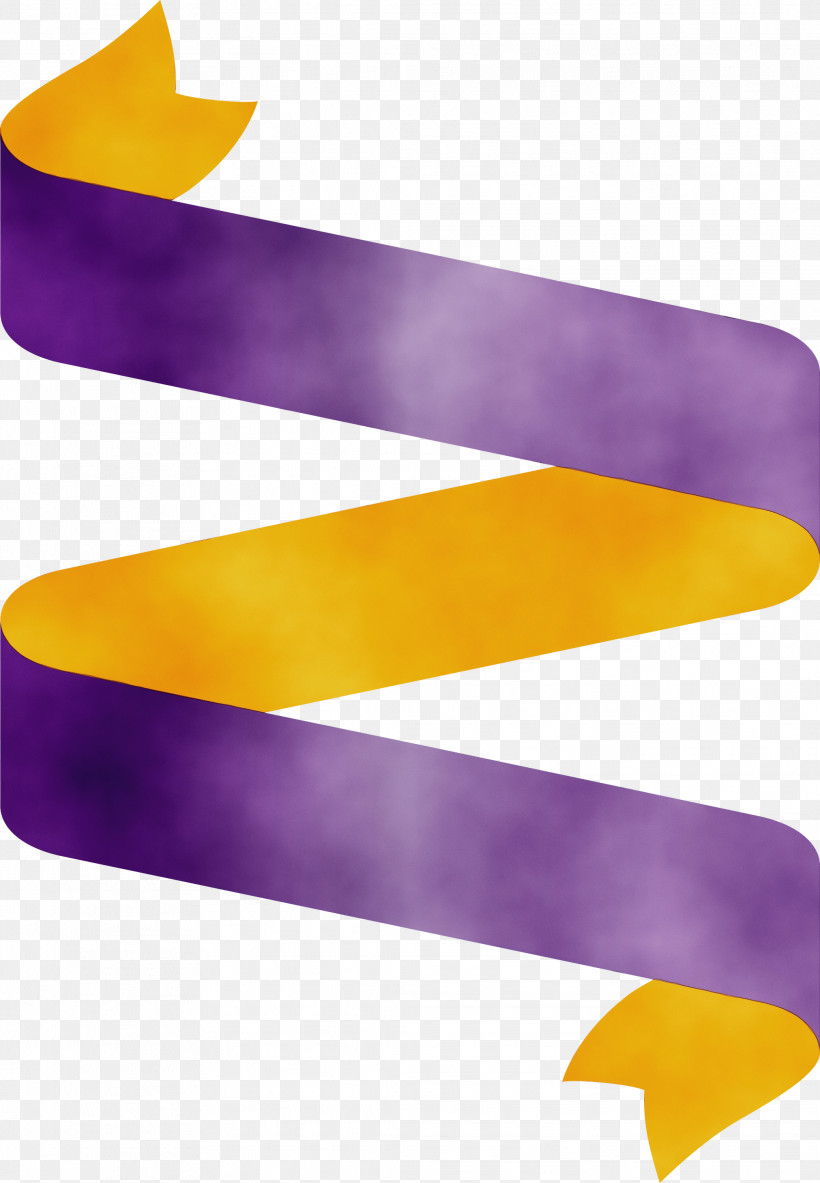 Violet Yellow Purple Material Property Rectangle, PNG, 2078x2999px, Ribbon, Material Property, Multiple Ribbon, Paint, Purple Download Free