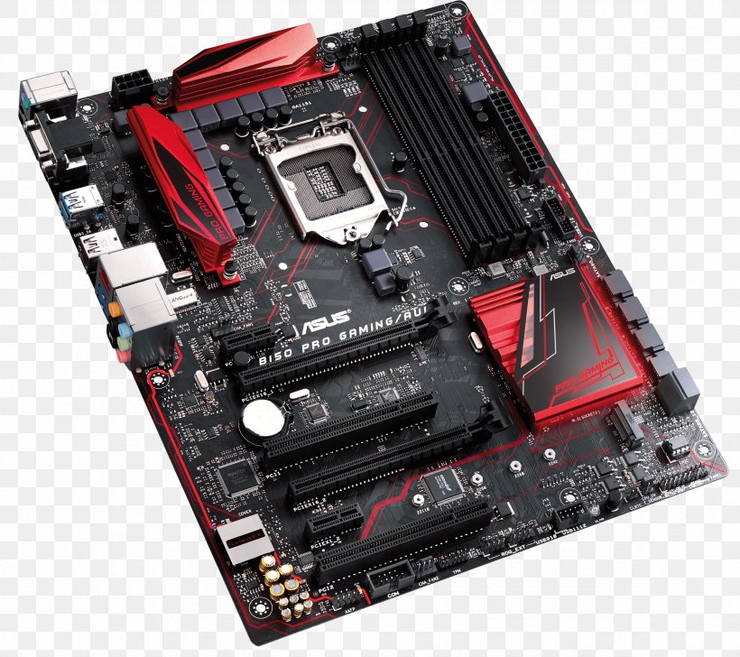 Intel LGA 1151 Motherboard ASUS DDR4 SDRAM, PNG, 2362x2098px, Intel, Asus, Atx, Chipset, Computer Component Download Free