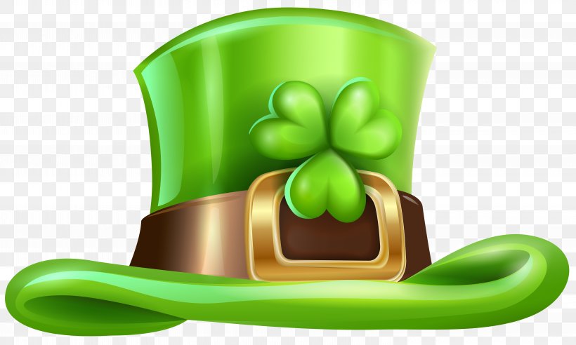 Saint Patrick's Day Hat Shamrock Irish People Cap, PNG, 6000x3604px, Saint Patrick S Day, Cap, Clothing, Fruit, Green Download Free