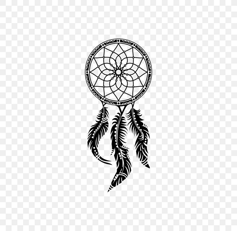 Dreamcatcher Native Americans In The United States Clip Art, PNG, 800x800px, Dreamcatcher, Black And White, Decal, Drawing, Dream Download Free