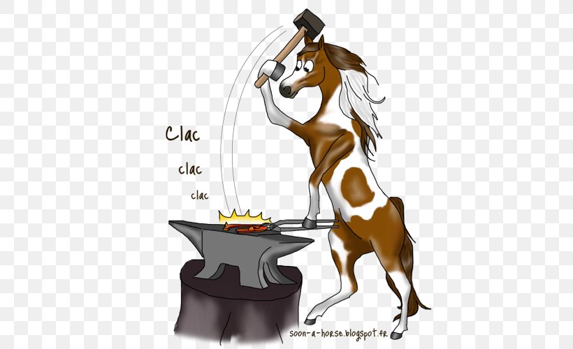 Mustang Pony Clip Art Horseshoe Farrier, PNG, 500x500px, Mustang, Carhaixplouguer, Cartoon, Dog, Dog Like Mammal Download Free