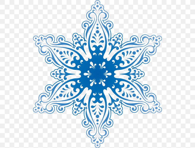 Snowflake Euclidean Vector Photography Clip Art, PNG, 543x623px, Snowflake, Archive File, Black And White, Blue, Depositfiles Download Free