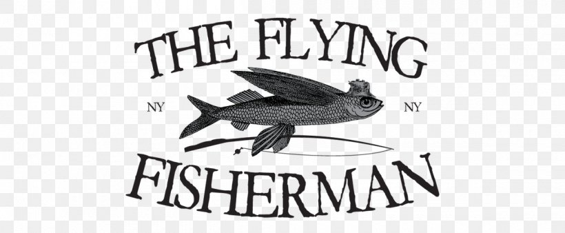 The Flying Fisherman Logo Brand Seafood Design, PNG, 1200x496px, Logo, Black, Black And White, Black M, Brand Download Free