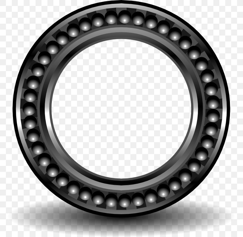 Ball Bearing Rolling-element Bearing Clip Art, PNG, 771x800px, Bearing, Ball, Ball Bearing, Black And White, Drawing Download Free