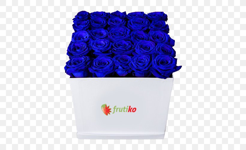 Blue Rose Garden Roses Cut Flowers Box, PNG, 500x500px, Blue Rose, Artificial Flower, Blue, Box, Cardboard Download Free