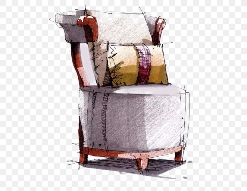 Chair Watercolor Painting Couch, PNG, 640x633px, Chair, Computer, Couch, Designer, Furniture Download Free