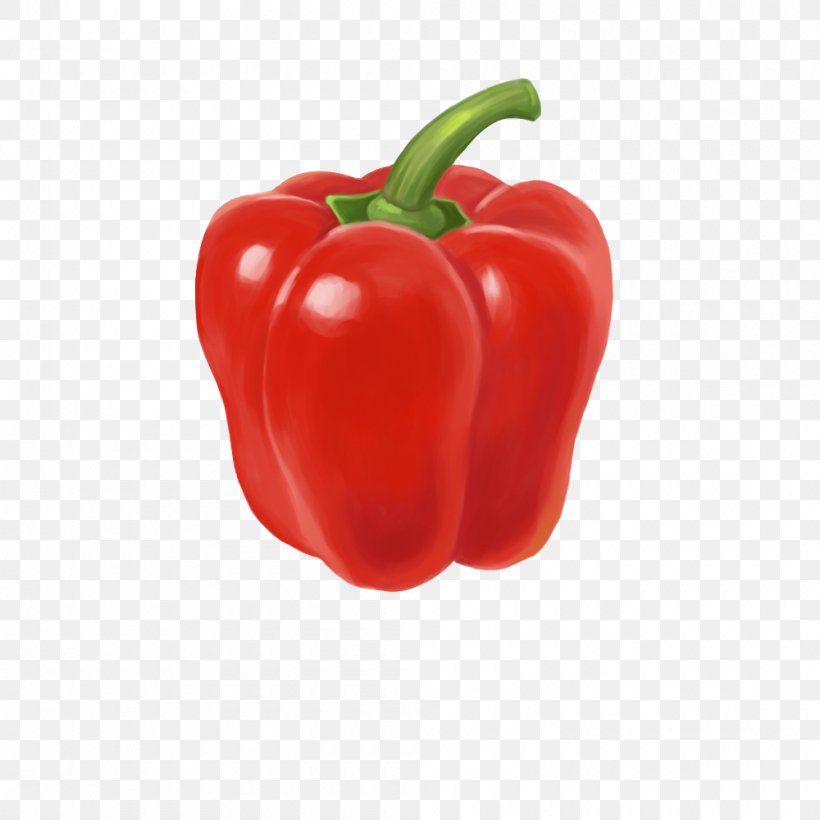 Habanero Cayenne Pepper Bell Pepper Chili Pepper Yellow Pepper, PNG, 1000x1000px, Habanero, Bell Pepper, Bell Peppers And Chili Peppers, Capsicum, Cayenne Pepper Download Free