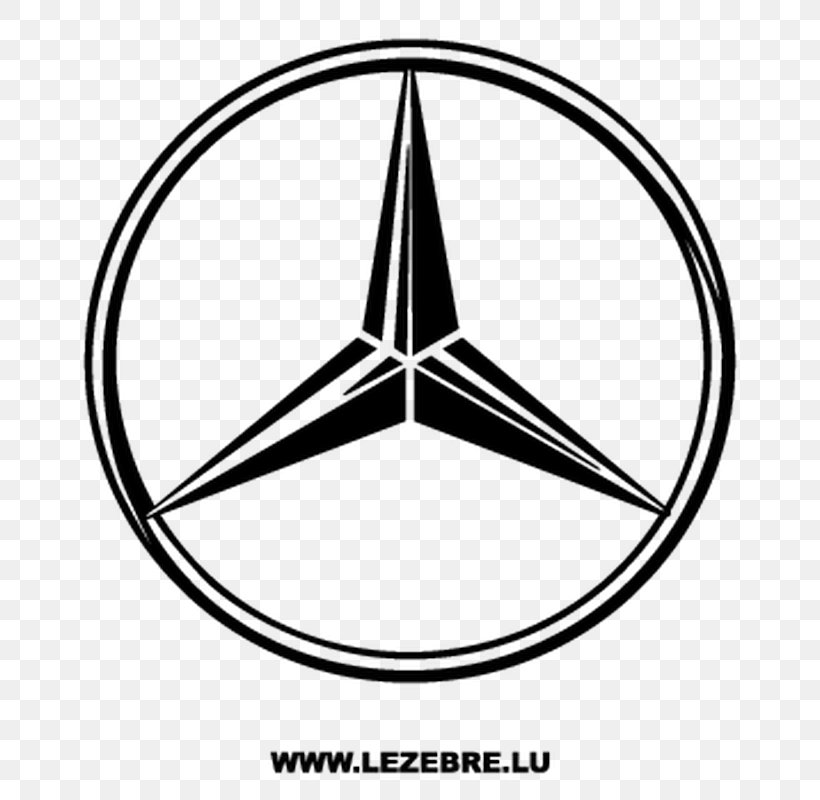 Mercedes-Benz G-Class Car Mercedes-Benz C-Class Decal, PNG, 800x800px, Mercedesbenz, Area, Bicycle Wheel, Black And White, Brand Download Free