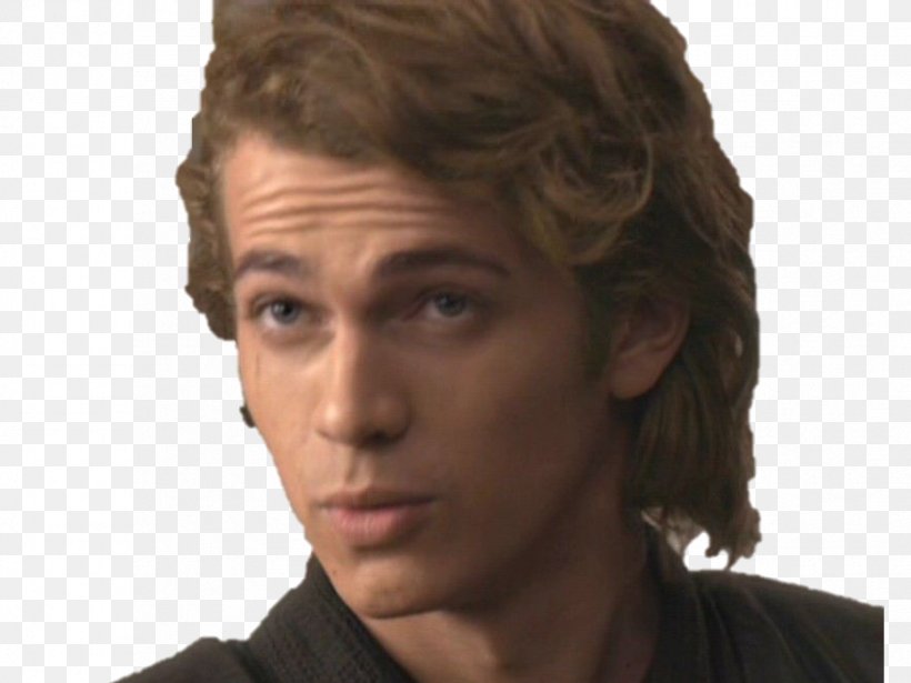 Anakin Skywalker Hayden Christensen Luke Skywalker Star Wars: Episode III – Revenge Of The Sith Leia Organa, PNG, 877x658px, Anakin Skywalker, Brown Hair, Chin, Forehead, Hayden Christensen Download Free