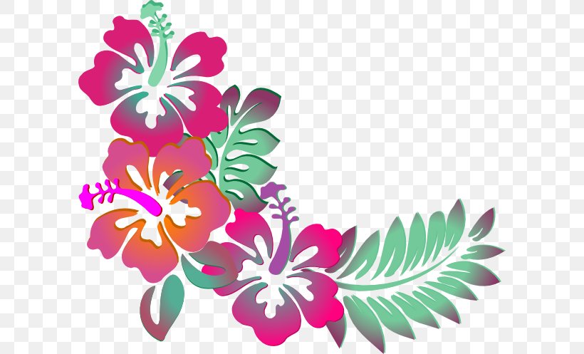 Hawaiian Hibiscus Shoeblackplant Clip Art, PNG, 600x497px, Hawaiian Hibiscus, Art, Cut Flowers, Flora, Floral Design Download Free