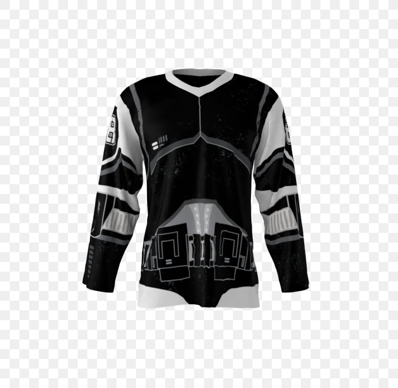 Hockey Jersey Sweater Sleeve Basketball Uniform, PNG, 800x800px, Jersey, Basketball, Basketball Uniform, Black, Brand Download Free
