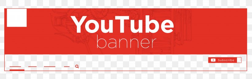 Bàner YouTube Logo Banner Tips, PNG, 3833x1208px, Baner, Advertising, Area, Art, Banner Download Free