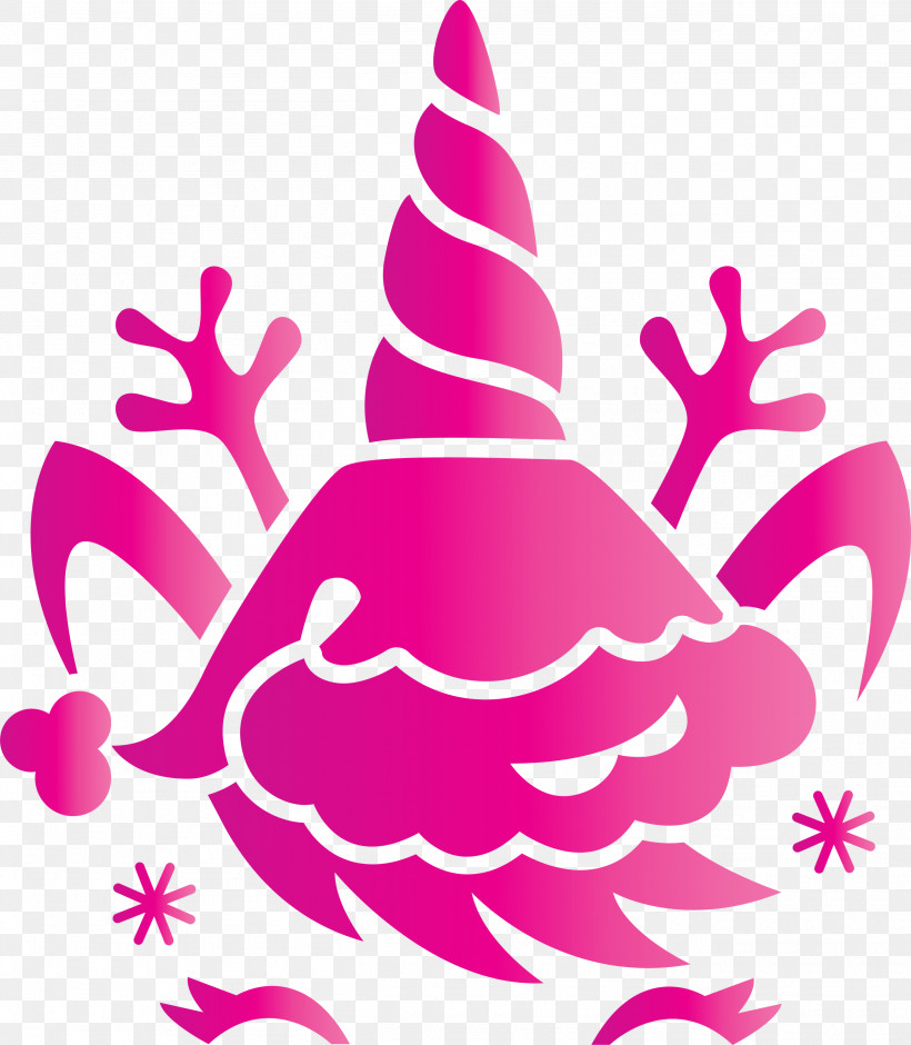 Unicorn Christmas Unicorn, PNG, 2615x3000px, Unicorn, Christmas Unicorn, Finger, Magenta, Pink Download Free