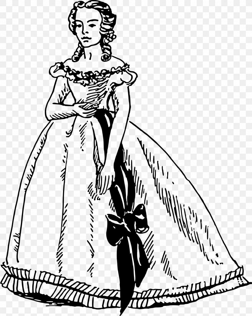 Dress Clothing Woman Clip Art, PNG, 1913x2400px, Dress, Arm, Art, Artwork, Black Download Free