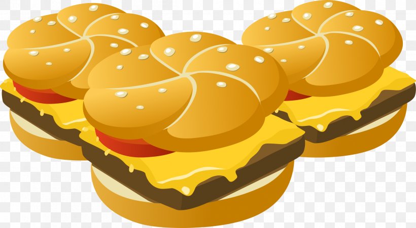 Fast Food Hamburger Cheeseburger Clip Art, PNG, 2400x1322px, Fast Food, Bread, Burger King, Cheeseburger, Dinner Download Free