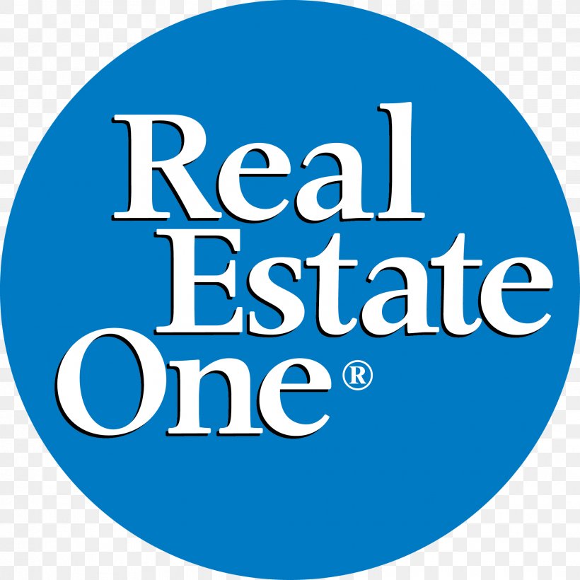 Logo Real Estate One Image Organization, PNG, 2082x2082px, Logo, Area, Blue, Brand, Estate Download Free