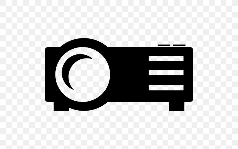 Multimedia Projectors, PNG, 512x512px, Multimedia Projectors, Black, Black And White, Brand, Logo Download Free