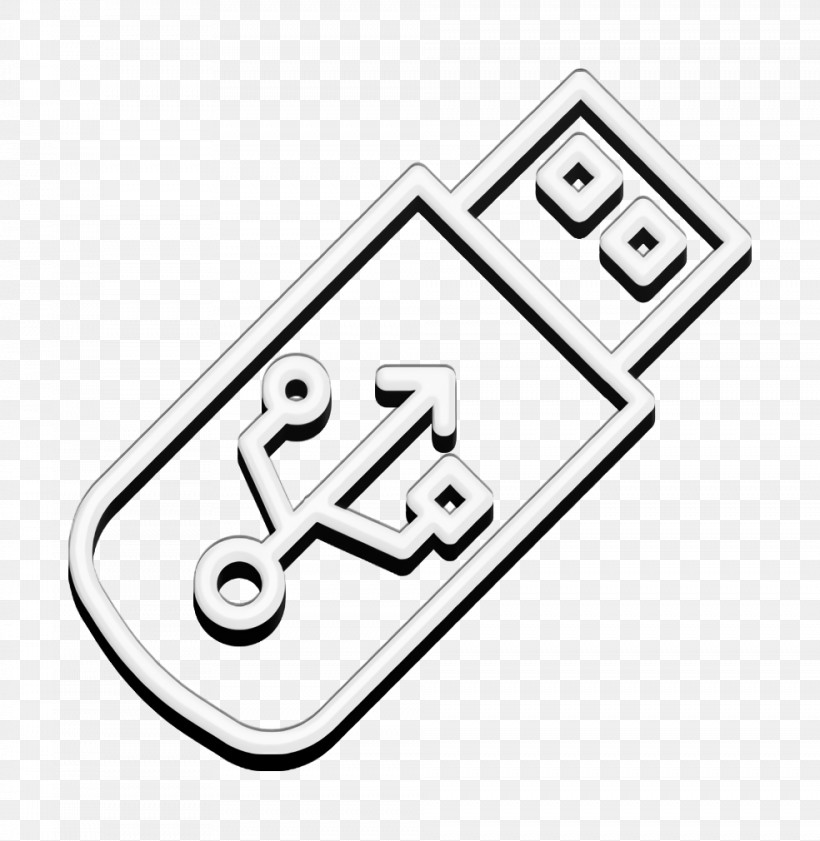 Usb Icon Office Icon, PNG, 984x1010px, Usb Icon, Black, Geometry, Line, Line Art Download Free