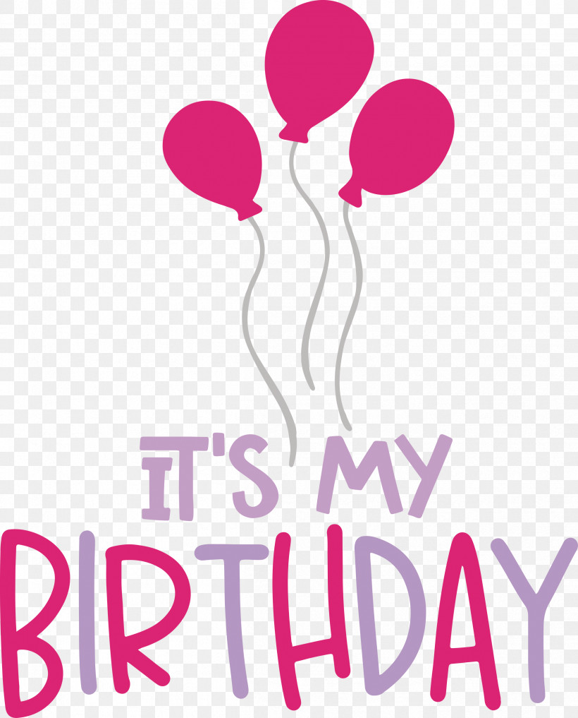 Birthday My Birthday, PNG, 2416x2999px, Birthday, Balloon, Flower, Line, Logo Download Free
