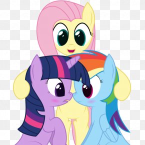 Infection Transmission - My Little Pony Rainbow Dash Applejack Fluttershy PNG