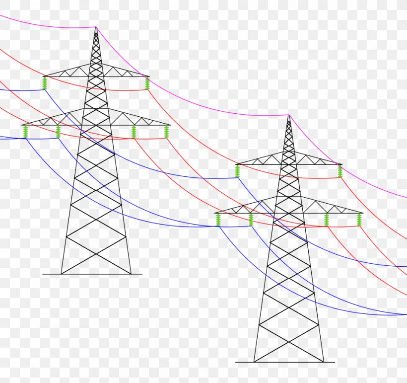 Overhead Power Line Drawing Electricity Transmission Tower, PNG, 956x899px, Overhead Power Line, Circuit Diagram, Drawing, Electrical Conductor, Electrical Supply Download Free