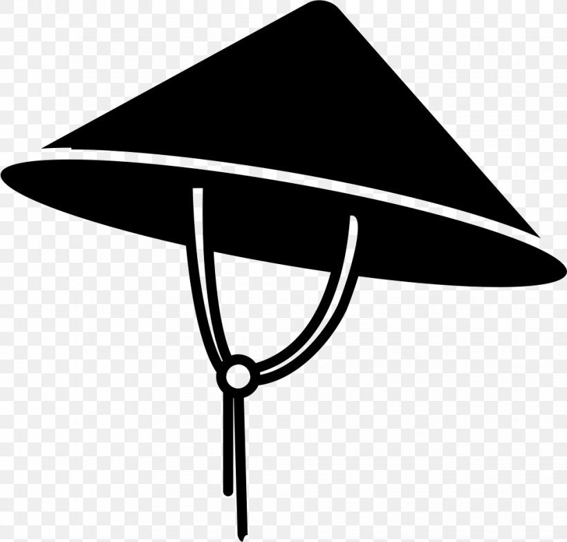 Asian Conical Hat, PNG, 981x938px, Asian Conical Hat, Black, Black And White, Hat, Headgear Download Free