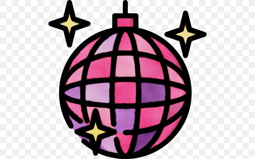 Pink Clip Art Holiday Ornament Ornament, PNG, 512x512px, Watercolor, Holiday Ornament, Ornament, Paint, Pink Download Free