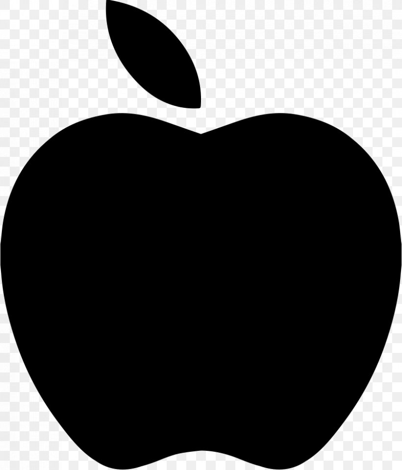 Shape Fruit Apple, PNG, 838x981px, Shape, Apple, Black, Black And White, Food Download Free