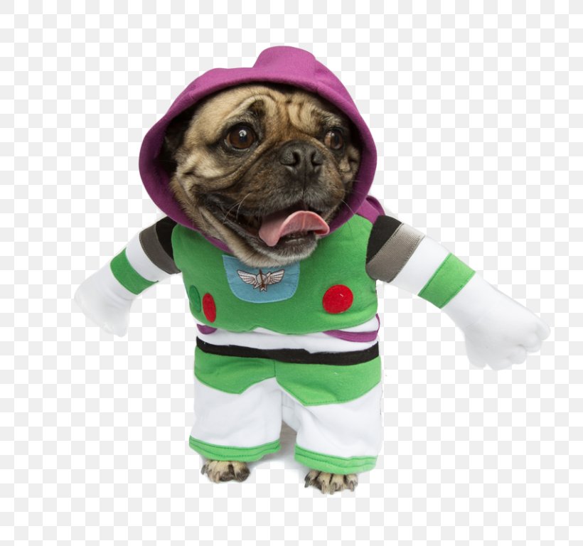 Dog Breed Pug Buzz Lightyear Puppy Sheriff Woody, PNG, 768x768px, Dog Breed, Buzz Lightyear, Carnivoran, Christmas Ornament, Costume Download Free