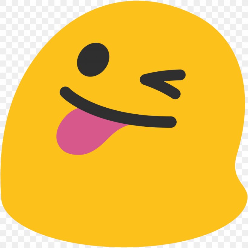 Emoji Wink Emoticon Smiley Face, PNG, 1000x1000px, Emoji, Android, Emojipedia, Emoticon, Eye Download Free