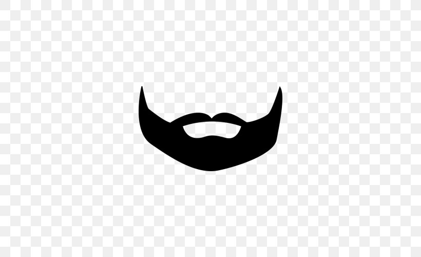 Beard Moustache Hairstyle Facial Hair, PNG, 500x500px, Beard, Android, Beard Oil, Black, Black And White Download Free