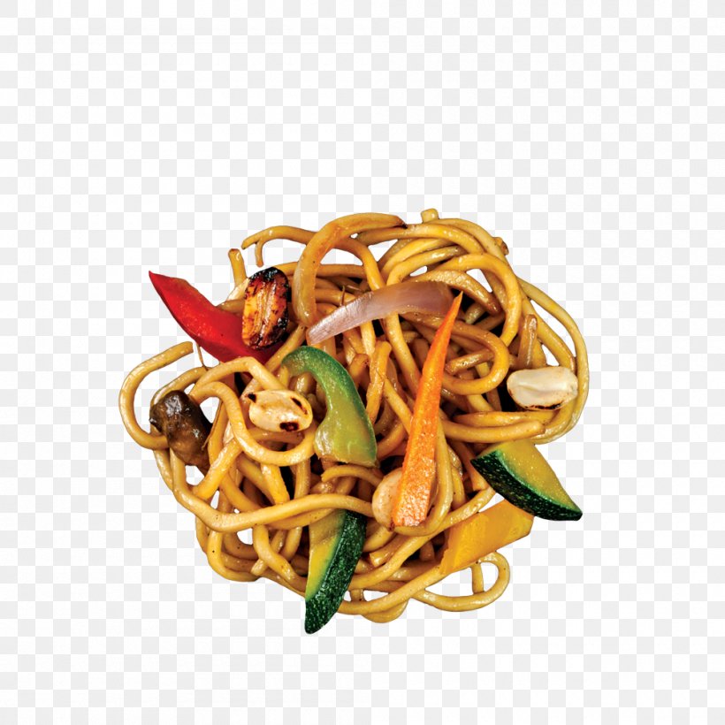 Chow Mein Chinese Noodles Sushi Lo Mein Fried Noodles, PNG, 1000x1000px, Chow Mein, Bucatini, Chinese Noodles, Conveyor Belt Sushi, Cuisine Download Free