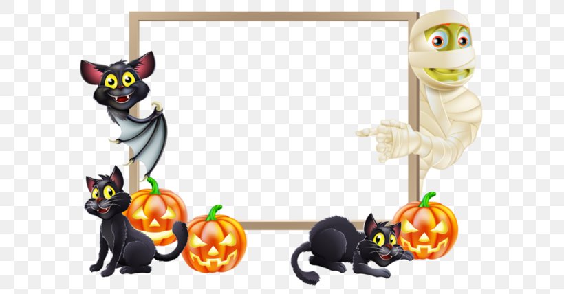 Halloween Clip Art, PNG, 600x428px, Halloween, Cat, Cat Like Mammal, Halloween Costume, Picture Frames Download Free