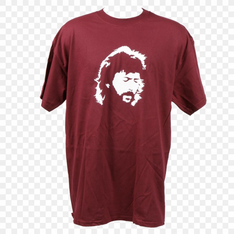 T-shirt Sleeve Eric Clapton, PNG, 1600x1600px, Tshirt, Active Shirt, Clothing, Eric Clapton, Maroon Download Free