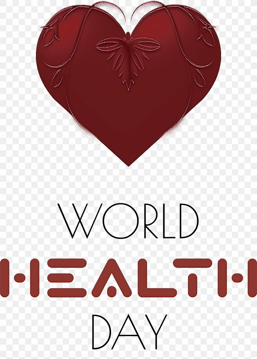 World Health Day, PNG, 2146x3000px, World Health Day, M095, Maroon, Valentines Day Download Free