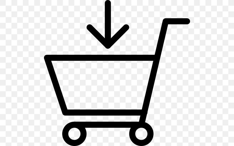 Shopping Cart, PNG, 512x512px, Shopping Cart, Area, Black And White, Business, Shopping Download Free