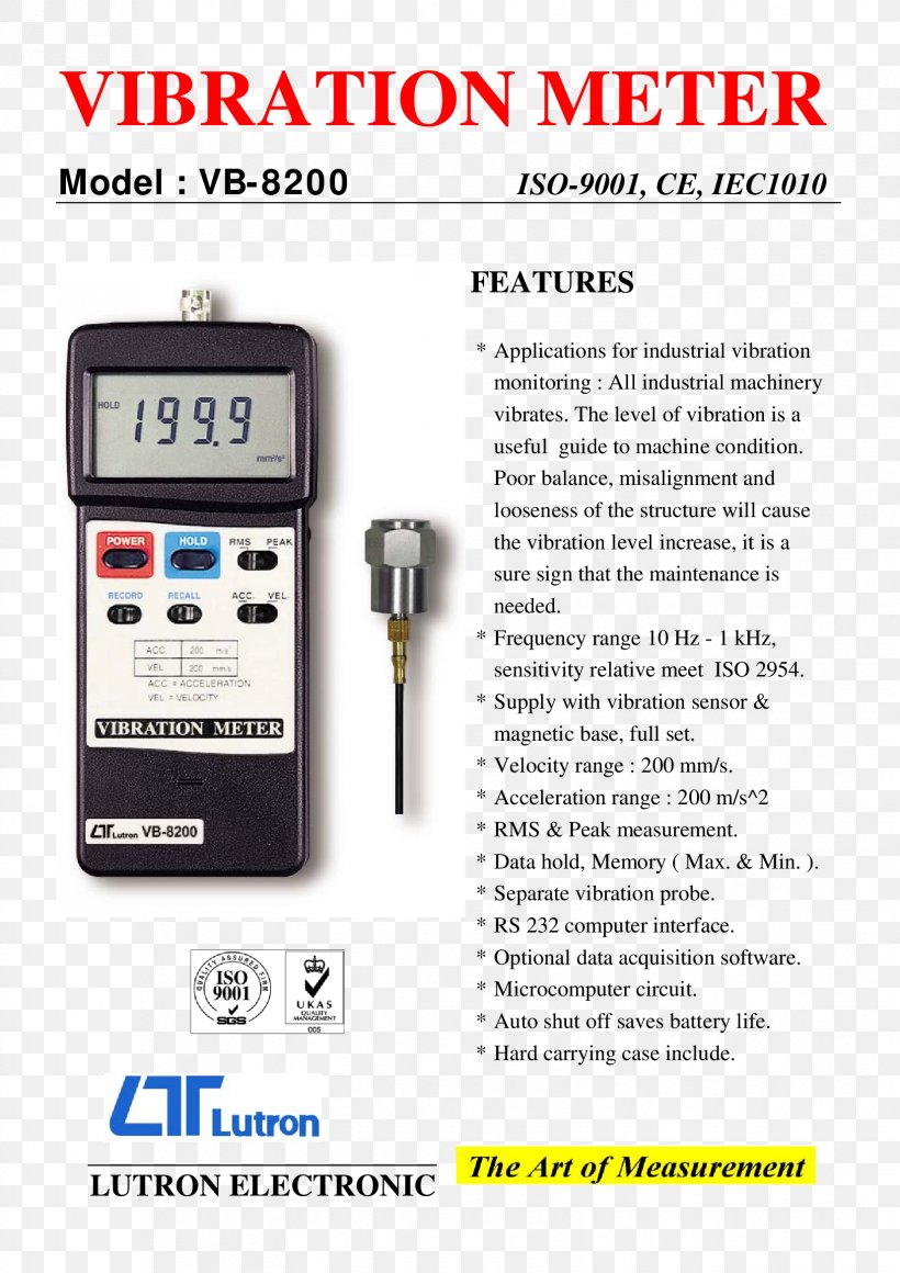 RS-232 Vibration Multimeter Interface Lutron Electronics Company, PNG, 1653x2339px, Vibration, Acceleration, Computer, Data, Electronics Download Free