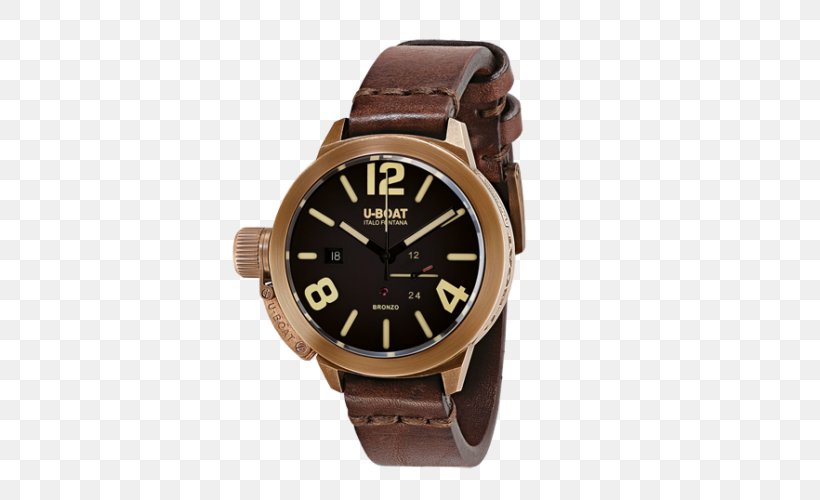 Automatic Watch Bronze U-boat Strap, PNG, 500x500px, Watch, Automatic Watch, Beige, Bracelet, Brand Download Free